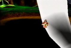 Standing on the place you could swim through