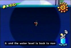 Jumping around under Delfino Plaza