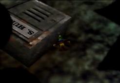 You can see the jiggy image enclosing Banjo and Kazooie as they warp through the locker...