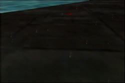 Now you're underneath the island - you can see the top of Diddy's head here.