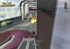 Doing tricks in the air