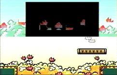 The level glitches up when hitting the message block with a huffin puffin