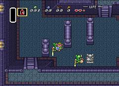 Link's inside of an enemy! But, he's okay with it.