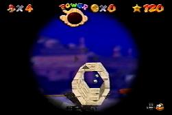 Look at Mario's life. If you want him to die but gain a life, here's the tunnel