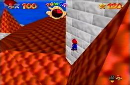 What a magic trick... he's floating