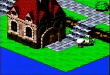 Where's Mario? In that house - but not IN it.