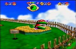 Mario's receiving no injuries from this...