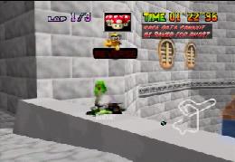 Jump off at this point of the bridge, with a running (or driving) start