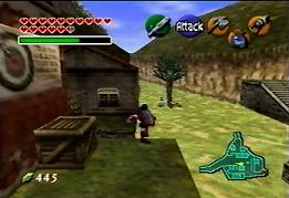 This is a good ledge to jump off of...