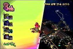 Here's Birdo and Baby Bowser sort of going through the pipe