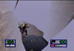 Flying away from the level