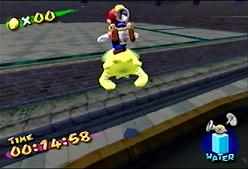 Jumping over the short wall