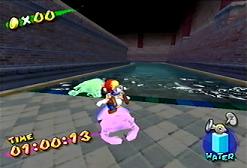 Getting ready to start a third lap, with the final squid