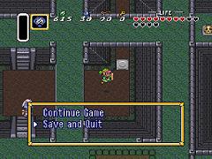 Jumping of a ledge, saving and quitting