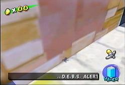 Falling down into the ground