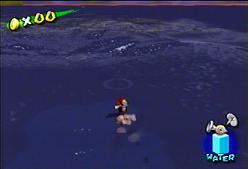 Check out the splash of water under water