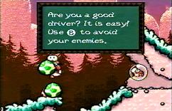 Here's the message block. Jump at it and shoot it