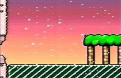 Where's Yoshi and the exit? And note that the stars are in the foreground