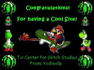 Yay, I got a Yoshiville award!